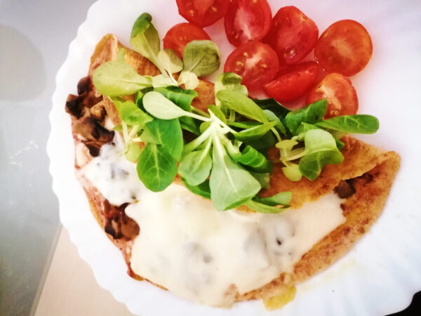 Omlet z pieczarkami