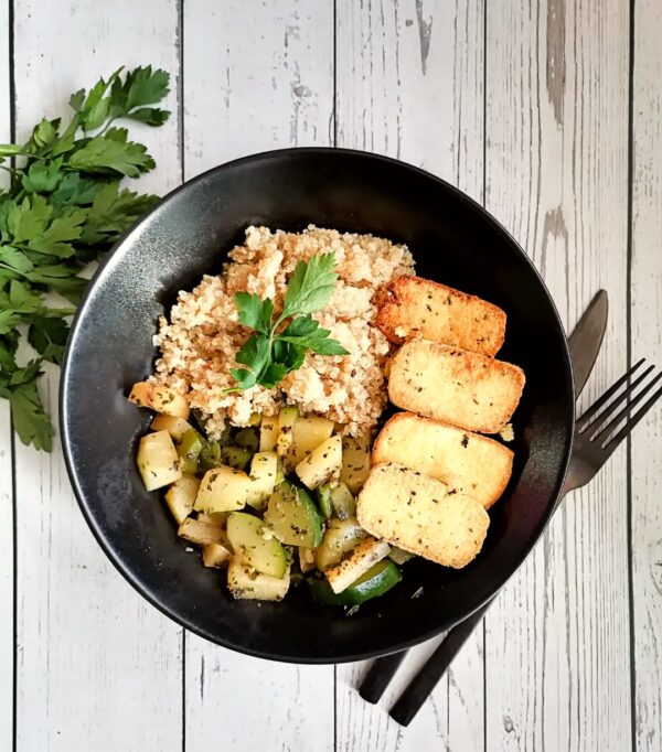 Pyszna Komosa  z tofu LOW FODMAP