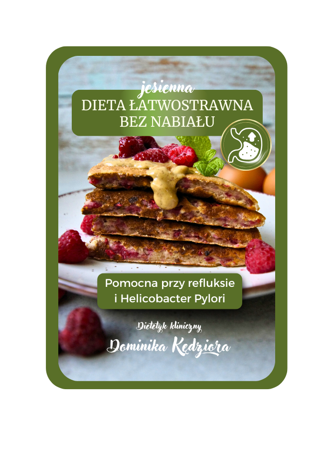 Jesienna dieta łatwostrawna, pomocna w GERD i Helicobacter Pylori